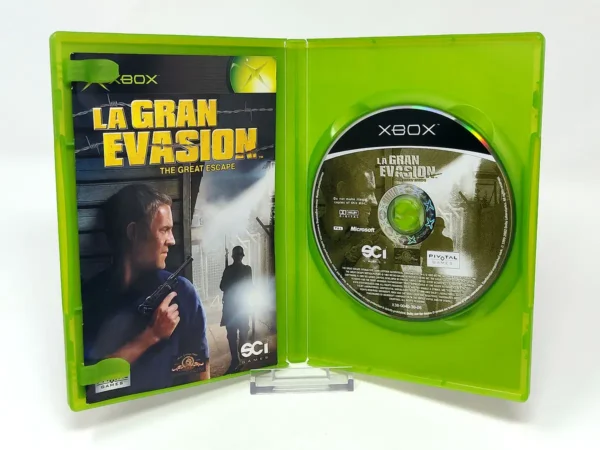 Interior del juego La Gran Evasión (ESP) para XBOX con disco y manual