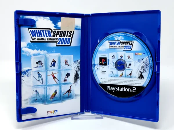 Interior del juego Winter Sports 2008: The Ultimate Challenge (ESP) (Rebajado) para PlayStation 2 con disco y manual