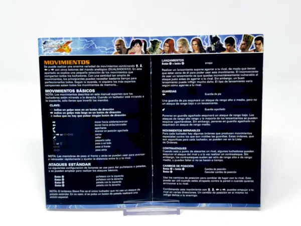 Tekken 4 (ESP) (Manual) para PlayStation 2, edición PAL España, de segunda mano