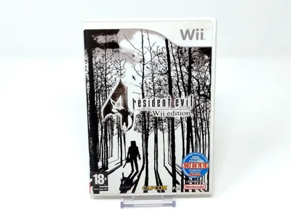 Portada de Resident Evil 4: Wii Edition (ESP) (Rebajado) para Nintendo Wii, edición PAL España, de segunda mano