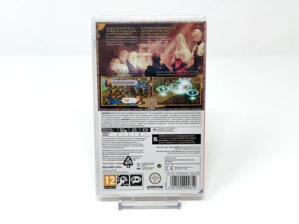 Parte trasera de Tactics Ogre: Reborn (ESP) (Precintado) para Nintendo Switch, edición PAL España