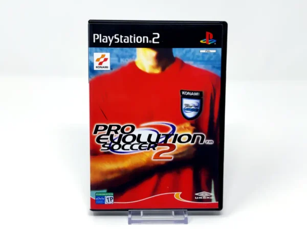 Portada de Pro Evolution Soccer 2 (ESP) (Rebajado) para PlayStation 2, edición PAL España, de segunda mano