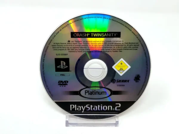 Crash Twinsanity (ESP) (Platinum) (Disco) para PlayStation 2, edición PAL España, de segunda mano