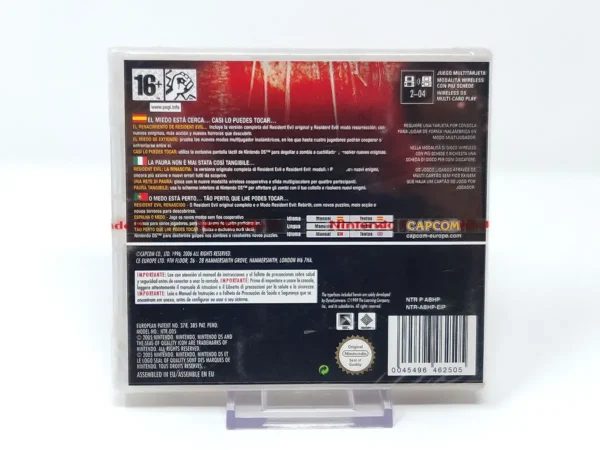 Parte trasera de Resident Evil: Deadly Silence (ESP) (Precintado) para Nintendo DS