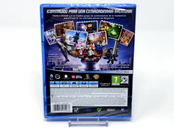 Parte trasera de LEGO La Película: El Videojuego (ESP) (Precintado) para PlayStation 4, edición PAL España