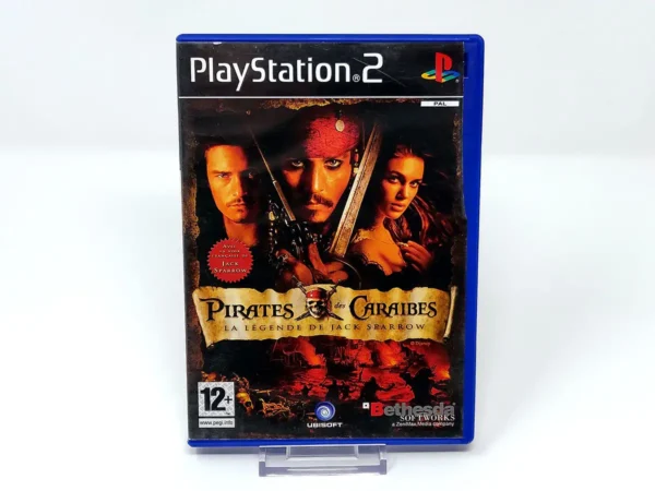 Portada de Pirates des Caraïbes: La Légende de Jack Sparrow (FRA) (Rebajado) para PlayStation 2, edición PAL Francia, de segunda mano
