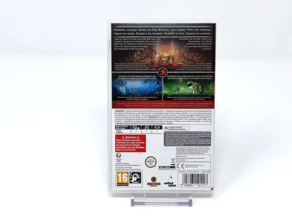 Parte trasera de Tails of Iron: Crimson Knight Edition (ESP) para Nintendo Switch, edición PAL España