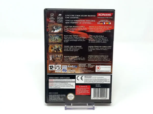 Parte trasera de King Arthur (ESP) para Nintendo GameCube, edición PAL España