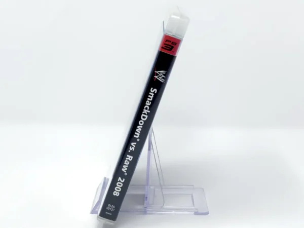 Lateral de la caja de WWE SmackDown vs. Raw 2008 (ESP) (v1) (Rebajado) para PlayStation 3