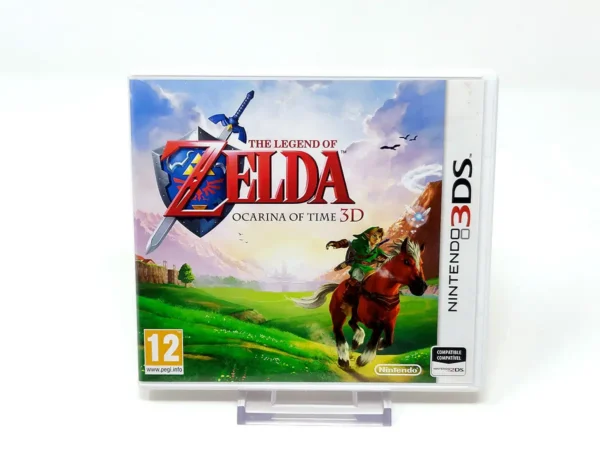 Portada de The Legend of Zelda: Ocarina of Time 3D (ESP) para Nintendo 3DS, edición PAL España, de segunda mano