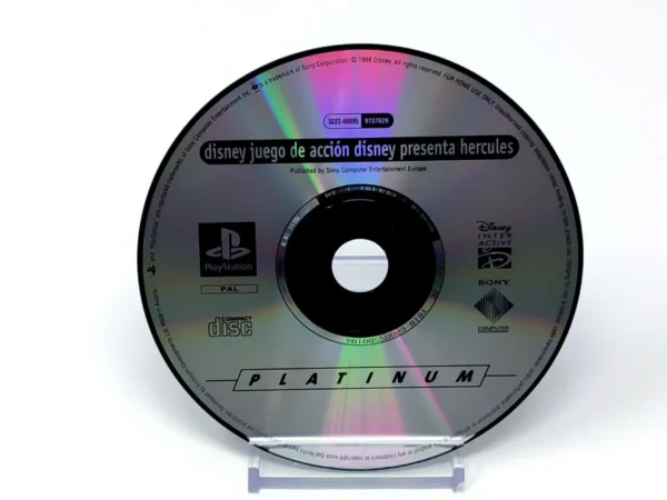 Disney Juego de Acción Disney Presenta Hercules (ESP) (Platinum) (Disco) para PlayStation 1, edición PAL España, de segunda mano