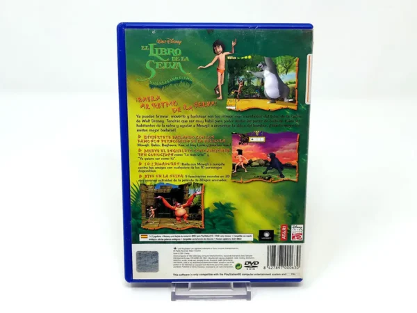 Parte trasera de Walt Disney's El Libro de la Selva: Muévete con Ritmo (ESP) (Rebajado) para PlayStation 2, edición PAL España