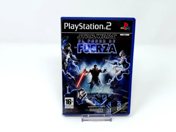 Portada de Star Wars: El Poder de la Fuerza (ESP) para PlayStation 2, edición PAL España, de segunda mano