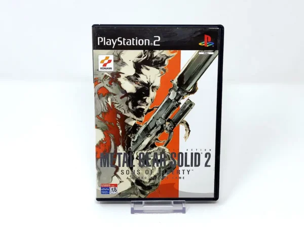 Portada de Metal Gear Solid 2: Sons of Liberty (ESP) (v2) para PlayStation 2, edición PAL España, de segunda mano