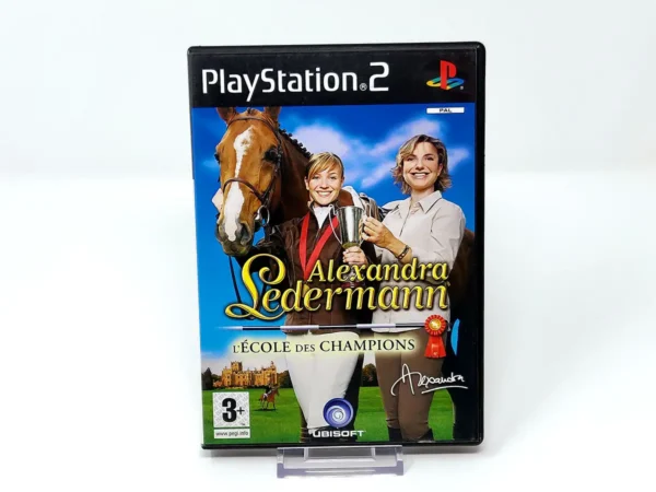 Portada de Alexandra Ledermann: L'École des Champions (FRA) para PlayStation 2, edición PAL Francia, de segunda mano