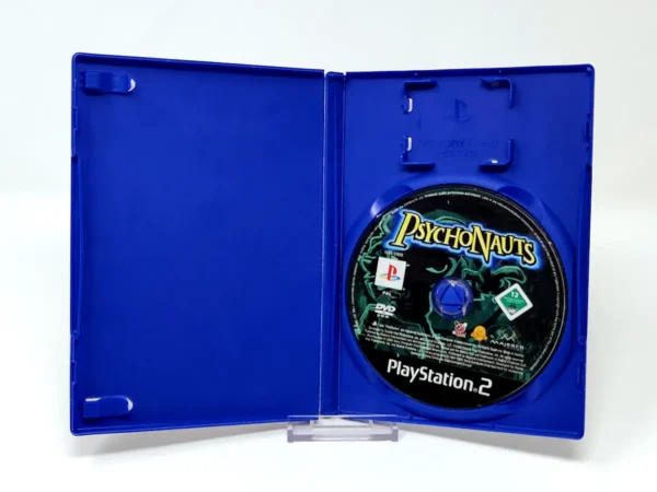Interior del juego Psychonauts (ESP) (Rebajado) para PlayStation 2 con disco y manual