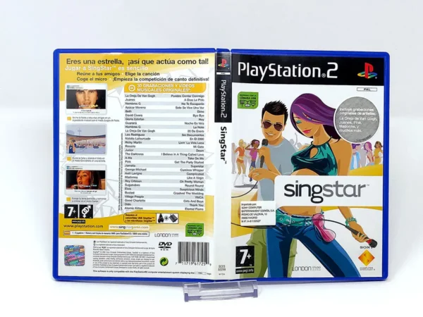 SingStar (ESP) (v1) (Carátula) para PlayStation 2, edición PAL España, de segunda mano