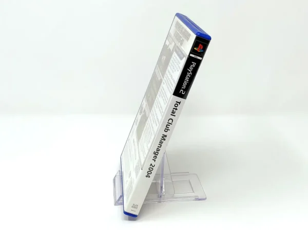 Lateral de la caja de Total Club Manager 2004 (POR) para PlayStation 2