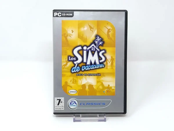 Portada de Los Sims: De Vacaciones (ESP) para PC, de segunda mano
