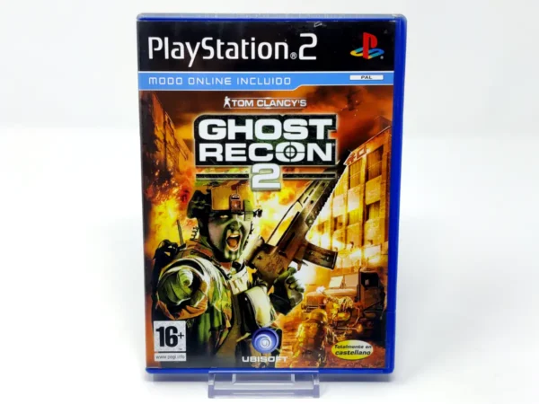 Portada de Tom Clancy's Ghost Recon 2 (ESP) para PlayStation 2, edición PAL España, de segunda mano