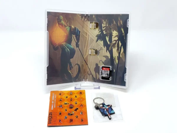 Interior del juego Dungeon of the Endless (ESP) para Nintendo Switch con disco y manual