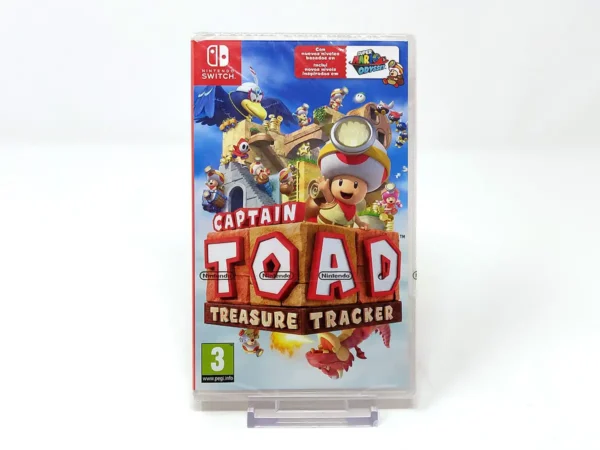 Portada de Captain Toad: Treasure Tracker (ESP) (Precintado) para Nintendo Switch, edición PAL España, nuevo