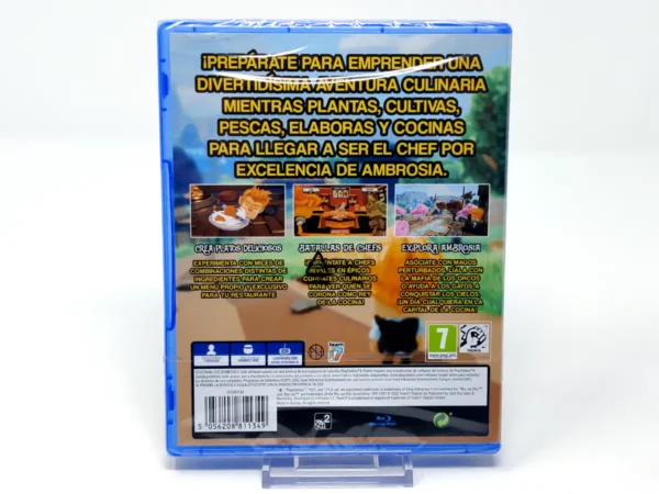 Parte trasera de Epic Chef (ESP) (Precintado) para PlayStation 4, edición PAL España