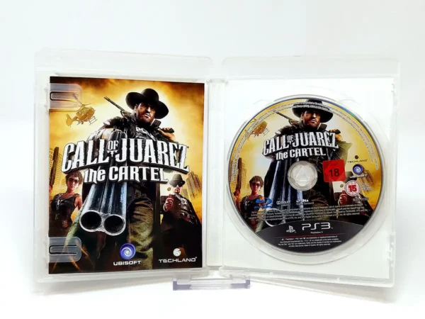 Interior del juego Call of Juarez: The Cartel (ESP) para PlayStation 3 con disco y manual