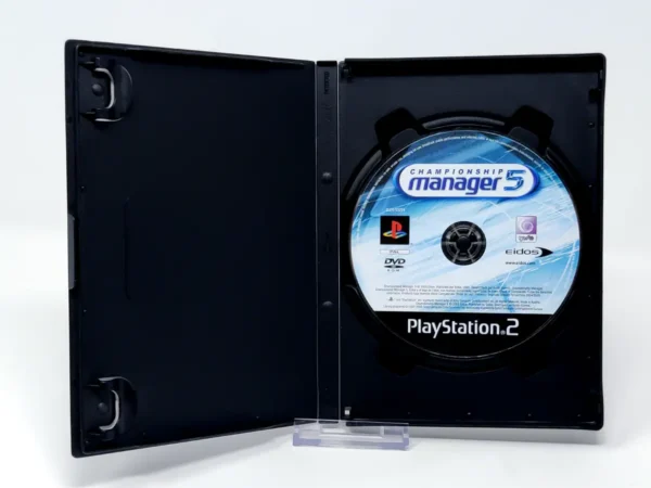 Interior del juego Championship Manager 5 (ESP) (Rebajado) para PlayStation 2 con disco y manual