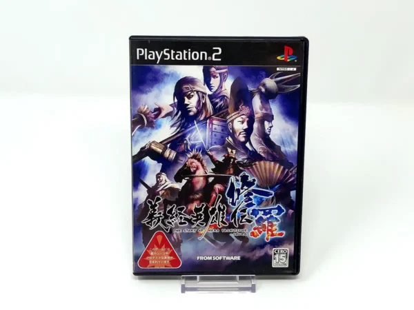 Portada de Yoshitsune Eiyuuden Shura: The Story of Hero Yoshitsune Shura (JAP) para PlayStation 2, edición NTSC Japón, de segunda mano