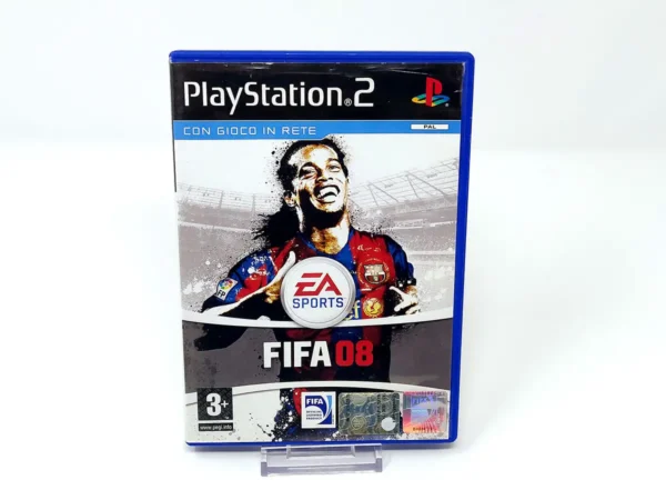 Portada de FIFA 08 (ITA) (Rebajado) para PlayStation 2, edición PAL Italia, de segunda mano