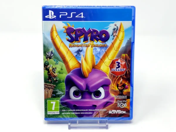 Portada de Spyro Reignited Trilogy (ESP) (Precintado) para PlayStation 4, edición PAL España, nuevo