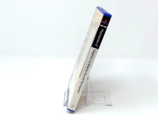 Lateral de la caja de SingStar La Edad de Oro del Pop Español (ESP) (Rebajado) para PlayStation 2