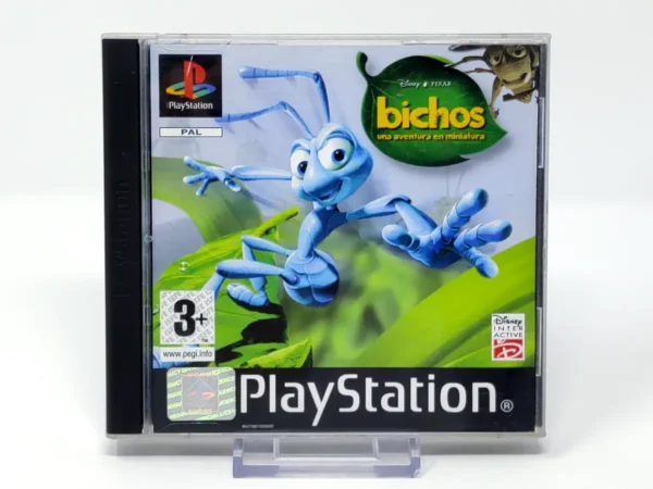 Portada de Disney/Pixar Bichos: Una Aventura en Miniatura (ESP) para PlayStation 1, edición PAL España, de segunda mano