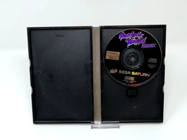 Interior del juego Battle Arena Toshinden Remix (ESP) (Rebajado) para Sega Saturn con disco y manual