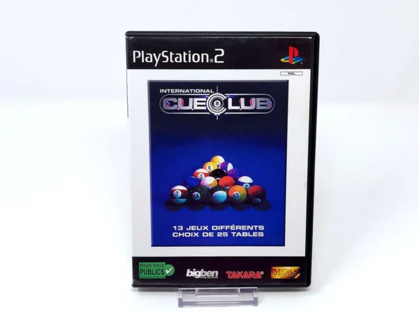 Portada de International Cue Club (FRA) para PlayStation 2, edición PAL Francia, de segunda mano