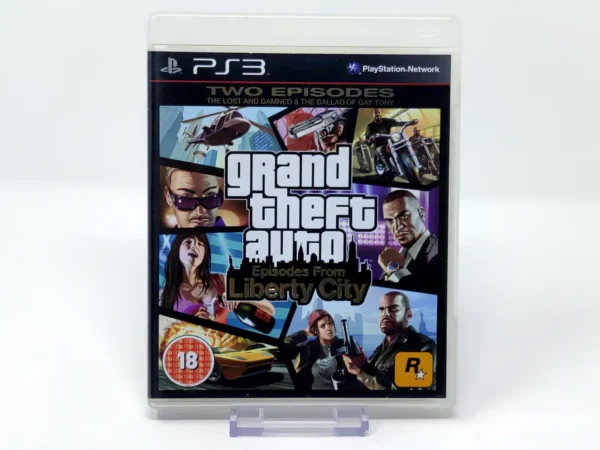 Portada de Grand Theft Auto: Episodes from Liberty City (UK) para PlayStation 3, edición PAL UK, de segunda mano