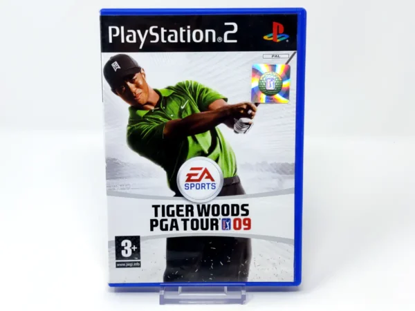 Portada de Tiger Woods PGA Tour 09 (ESP) para PlayStation 2, edición PAL España, de segunda mano