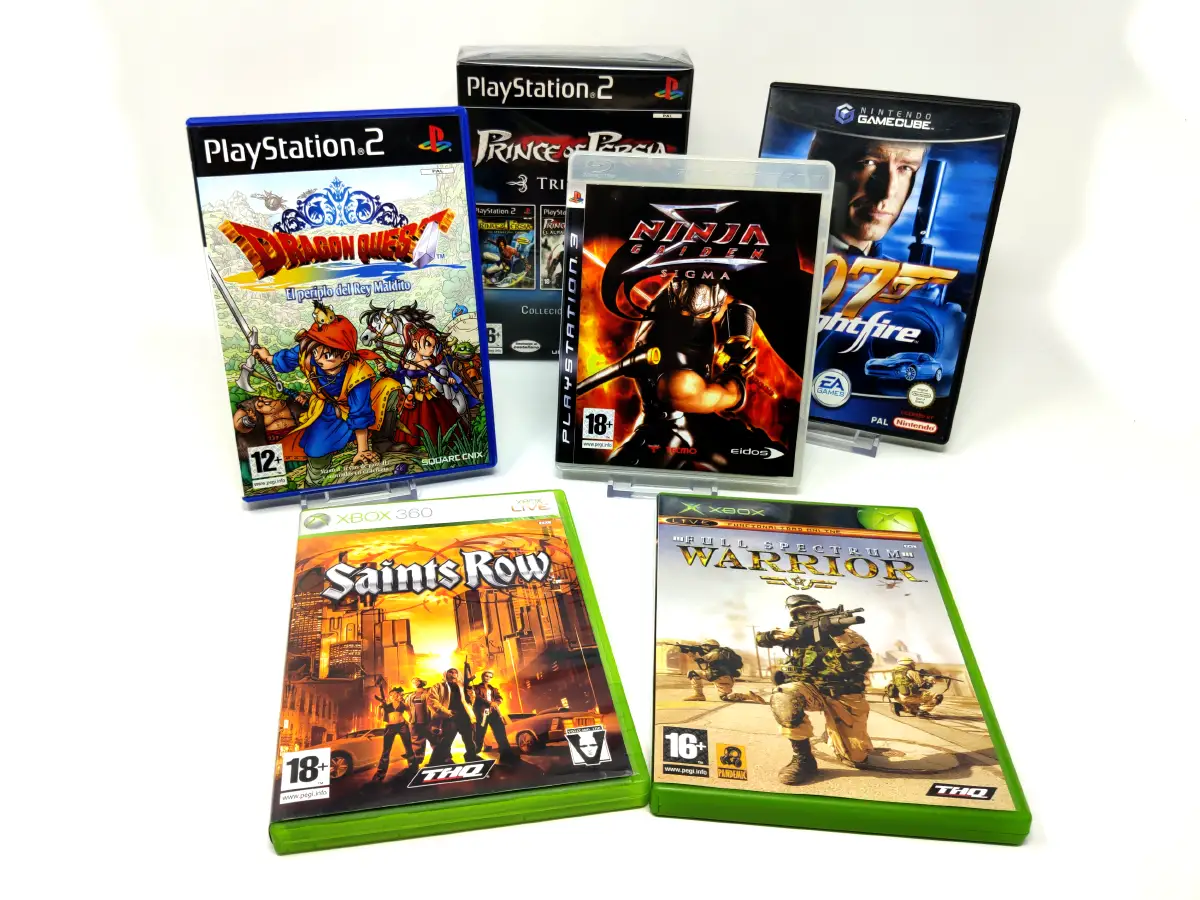 Portada de Lote Videojuegos (REF:5125001) para PlayStation 2, edición PAL España, de segunda mano