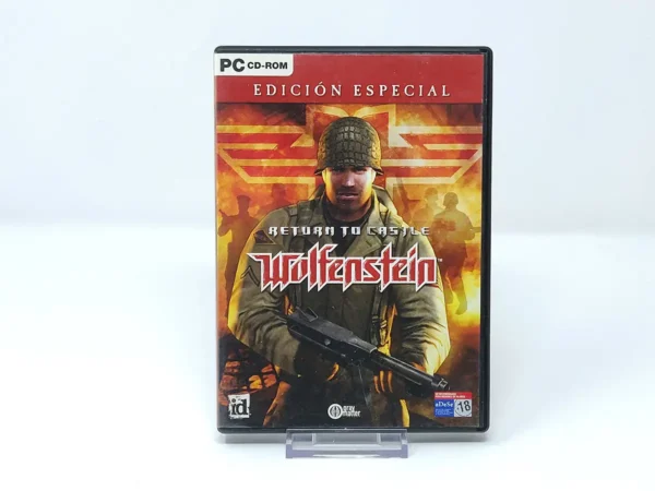 Portada de Return to Castle Wolfenstein (Edición Especial) (ESP) para PC, edición PAL España, de segunda mano