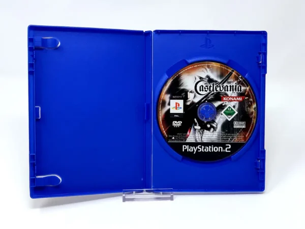 Interior del juego Castlevania (ESP) (Rebajado) para PlayStation 2 con disco y manual