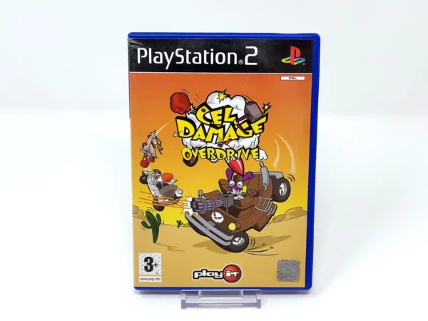 Portada de Cel Damage Overdrive (FRA) (Rebajado) para PlayStation 2, edición PAL Francia, de segunda mano