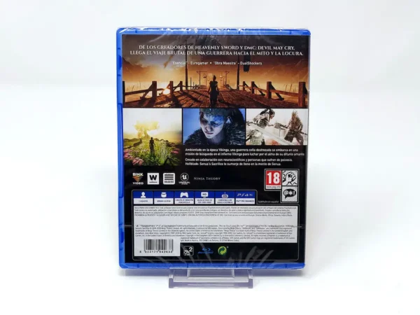 Parte trasera de Hellblade: Senua’s Sacrifice (ESP) (Precintado) para PlayStation 4, edición PAL España