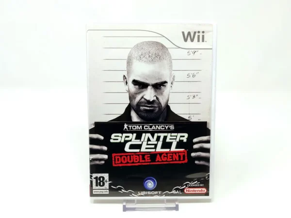 Portada de Tom Clancy's Splinter Cell: Double Agent (ESP) (Rebajado) para Nintendo Wii, edición PAL España, de segunda mano