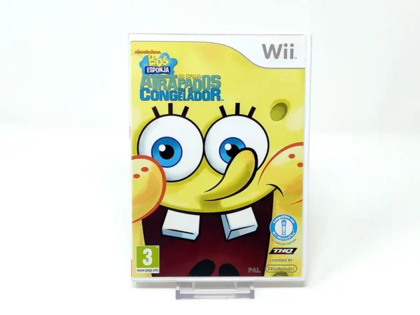 Portada de Bob Esponja: Atrapados en el Congelador (ESP) para Nintendo Wii, edición PAL España, de segunda mano
