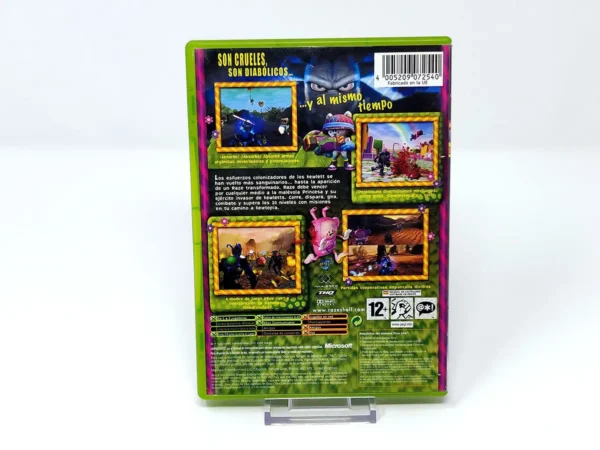 Parte trasera de Raze's Hell (ESP) para XBOX, edición PAL España