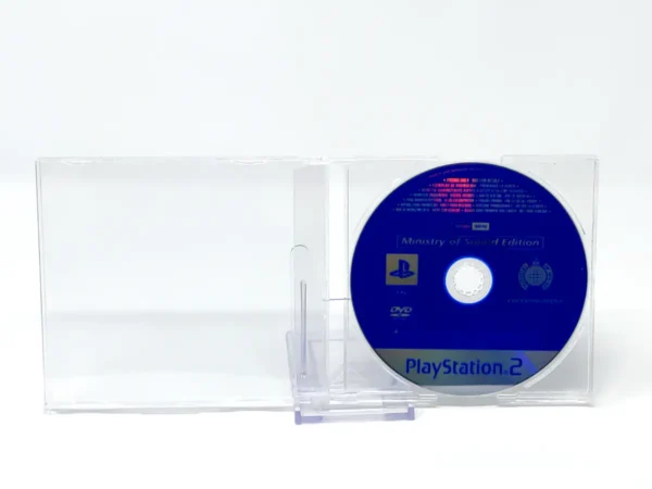 Parte trasera de Moderngroove: Ministry of Sound Edition (EUR) (Promo) para PlayStation 2, edición PAL EUR