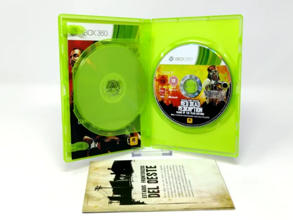 Lateral de la caja de Red Dead Redemption: Game of the Year Edition (ESP) (Con Mapa) para XBOX 360