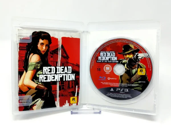 Interior del juego Red Dead Redemption: Game of the Year Edition (ESP) (Rebajado) para PlayStation 3 con disco y manual