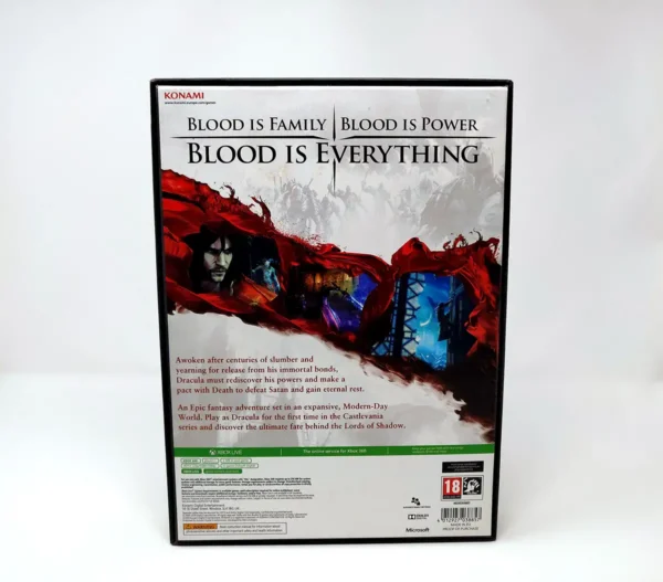 Parte trasera de Castlevania: Lords of Shadow 2 (Belmont Limited Edition) (ESP) para XBOX 360, edición PAL UK